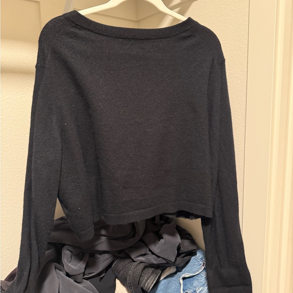 ❌SOLD❌ Wilfred SoftSpoke™ Sicily Cardigan- BLACK - Picture 7 of 7